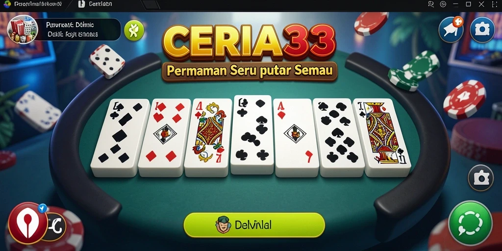 Tampilan gameplay CERIA33 yang menarik dan interaktif.