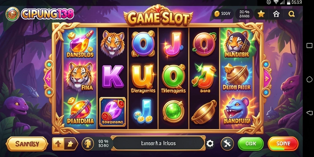 Screenshot gameplay <strong>CIPUNG138</strong> menunjukkan keseruan memutar gulungan mesin slot.