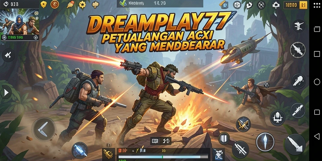 Screenshot gameplay <strong>DREAMPLAY77</strong> yang menunjukkan aksi seru dan menegangkan.