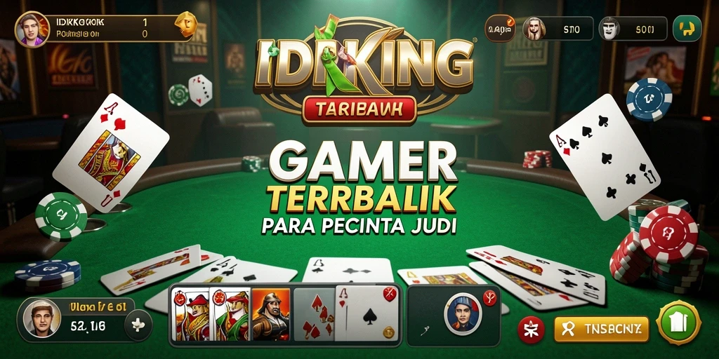 Tampilan gameplay menarik IDRKING yang menyemarakkan poker.
