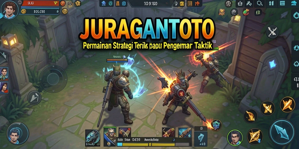 Tangkapan layar gameplay menampilkan strategi mendalam dan aksi seru.