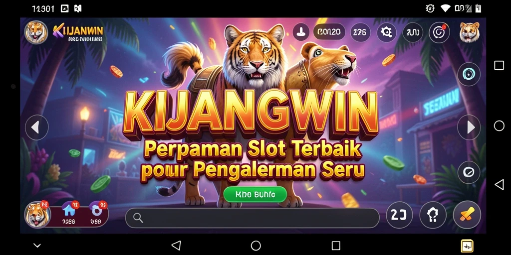Gamer menikmati gameplay slot KIJANGWIN yang seru.