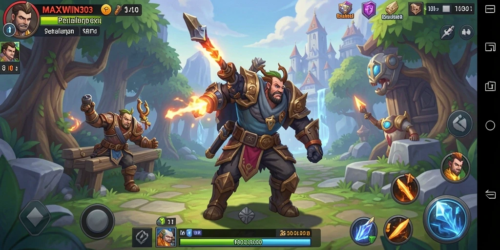 Tampilan gameplay seru dalam MAXWIN303 yang mendebarkan.