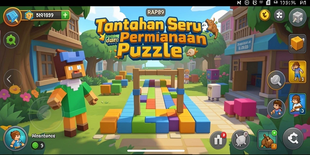 Tangkapan layar dari gameplay menarik di RAP89.