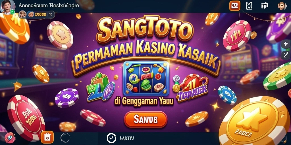 Screenshot gameplay menarik dari aplikasi Kasino SANGTOTO.